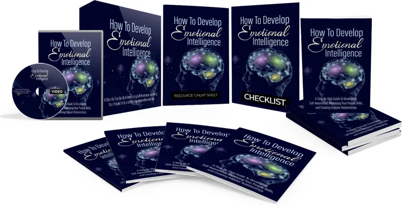 eCover representing How To Develop Emotional Intelligence Video Upgrade eBooks & Reports/Videos, Tutorials & Courses with Master Resell Rights