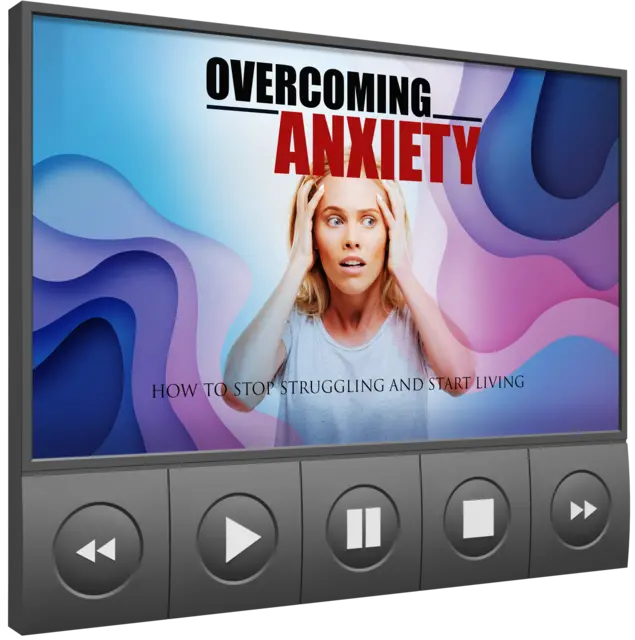 eCover representing Overcoming Anxiety Video Upgrade eBooks & Reports/Videos, Tutorials & Courses with Master Resell Rights