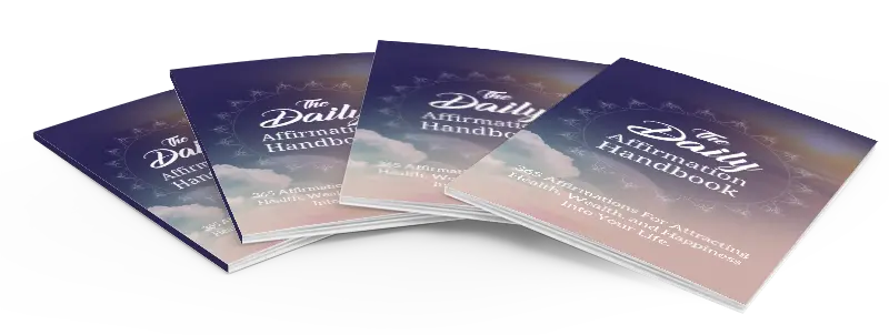 eCover representing The Daily Affirmation Handbook eBooks & Reports with Master Resell Rights
