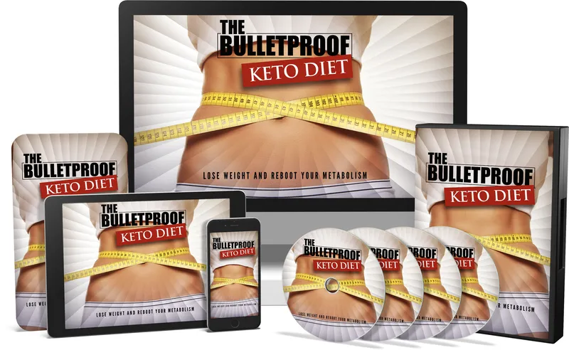eCover representing The Bulletproof Keto Diet Video Upgrade Videos, Tutorials & Courses with Master Resell Rights