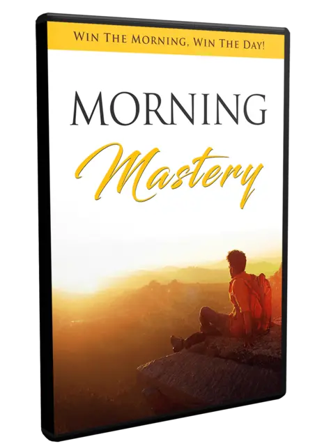 eCover representing Morning Mastery Videos, Tutorials & Courses with Master Resell Rights