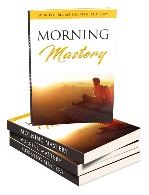 eCover representing Morning Mastery eBooks & Reports with Master Resell Rights