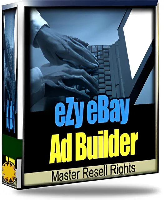 eCover representing eZy eBay Ad builder  with Master Resell Rights