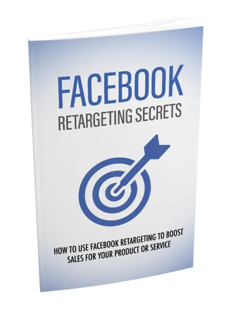 eCover representing Facebook Retargeting Secrets eBooks & Reports with Master Resell Rights