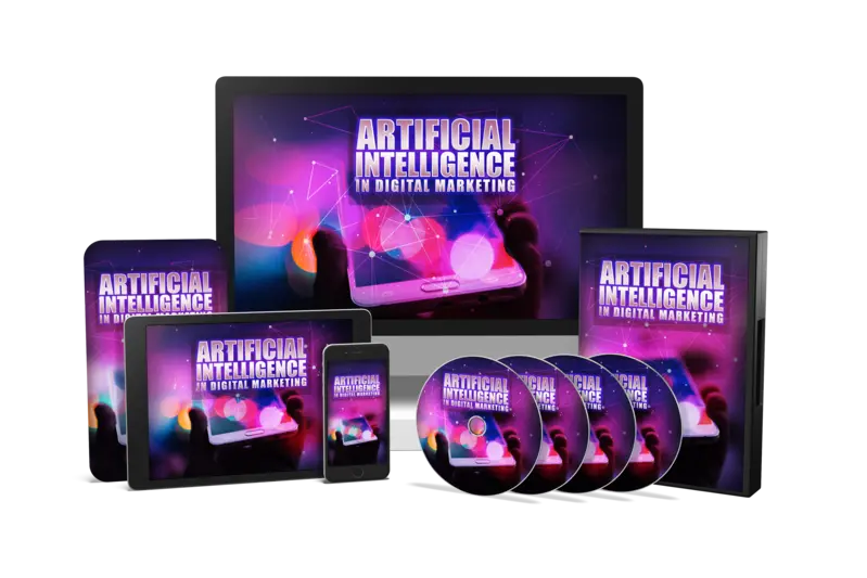 eCover representing Artificial Intelligence In Digital Marketing Video Upgrade eBooks & Reports/Videos, Tutorials & Courses with Master Resell Rights