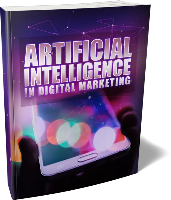 eCover representing Artificial Intelligence In Digital Marketing eBooks & Reports with Master Resell Rights