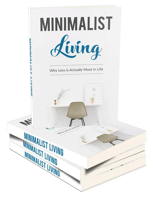 eCover representing Minimalist Living eBooks & Reports with Master Resell Rights