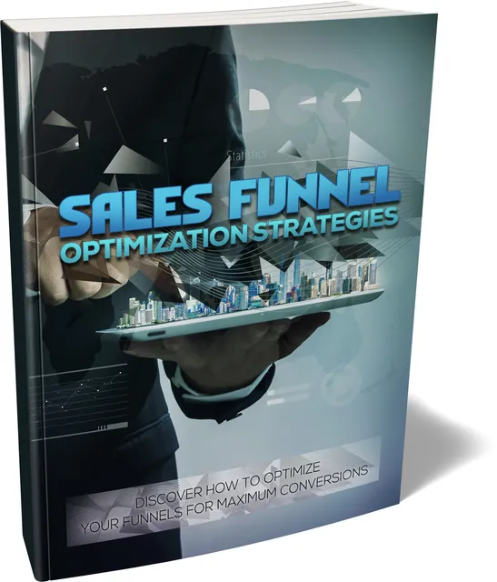 eCover representing Sales Funnel Optimization Strategies eBooks & Reports with Master Resell Rights