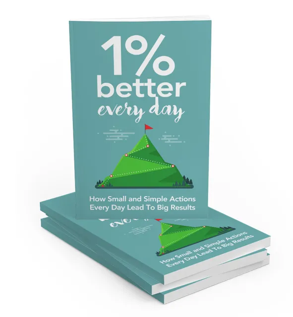 eCover representing 1 Percent Better Every Day eBooks & Reports with Master Resell Rights