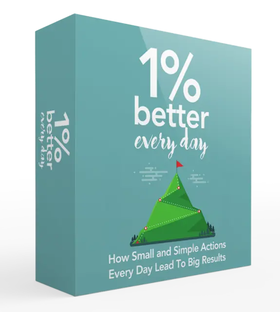 eCover representing 1 Percent Better Every Day Video Upgrade eBooks & Reports/Videos, Tutorials & Courses with Master Resell Rights