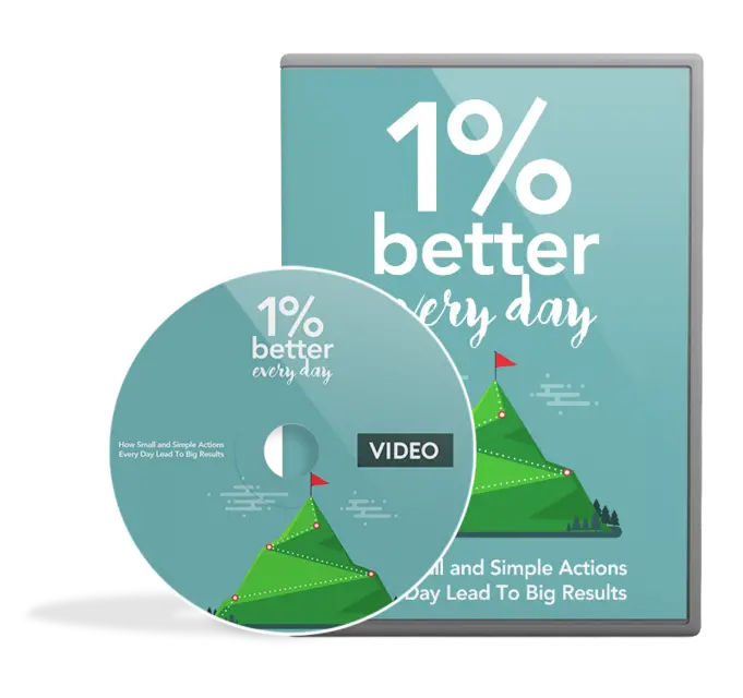 eCover representing 1 Percent Better Every Day Video Upgrade eBooks & Reports/Videos, Tutorials & Courses with Master Resell Rights