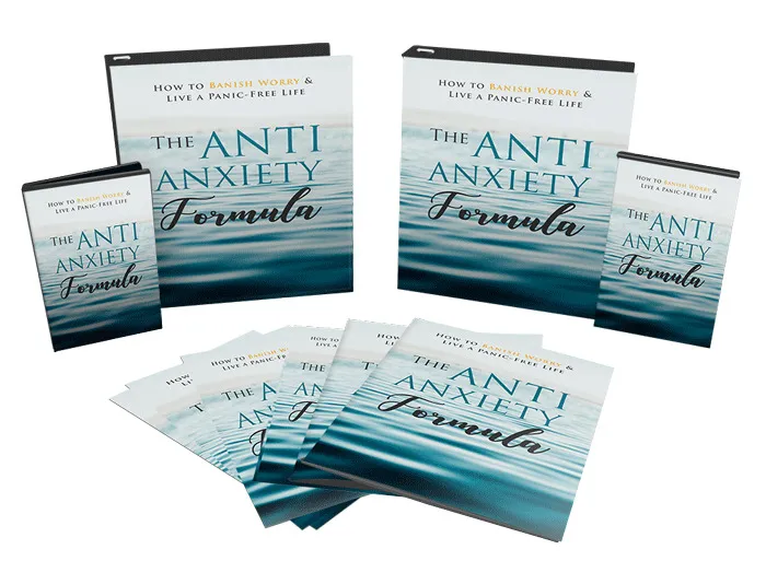 eCover representing The Anti-Anxiety Formula eBooks & Reports with Master Resell Rights