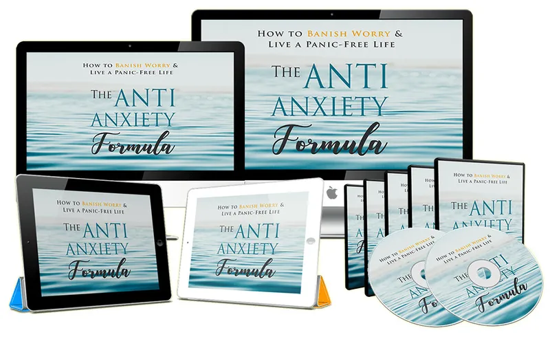 eCover representing The Anti-Anxiety Formula Video Upgrade Videos, Tutorials & Courses with Master Resell Rights
