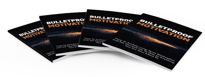 eCover representing Bulletproof Motivation eBooks & Reports with Master Resell Rights