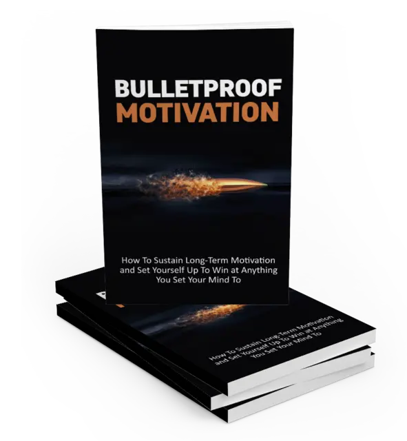 eCover representing Bulletproof Motivation eBooks & Reports with Master Resell Rights