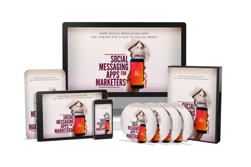 eCover representing Social Messaging Apps For Marketers Video Upgrade eBooks & Reports/Videos, Tutorials & Courses with Master Resell Rights
