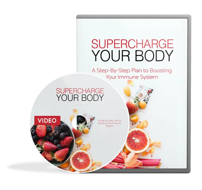 eCover representing Supercharge Your Body Video Upgrade Videos, Tutorials & Courses with Master Resell Rights