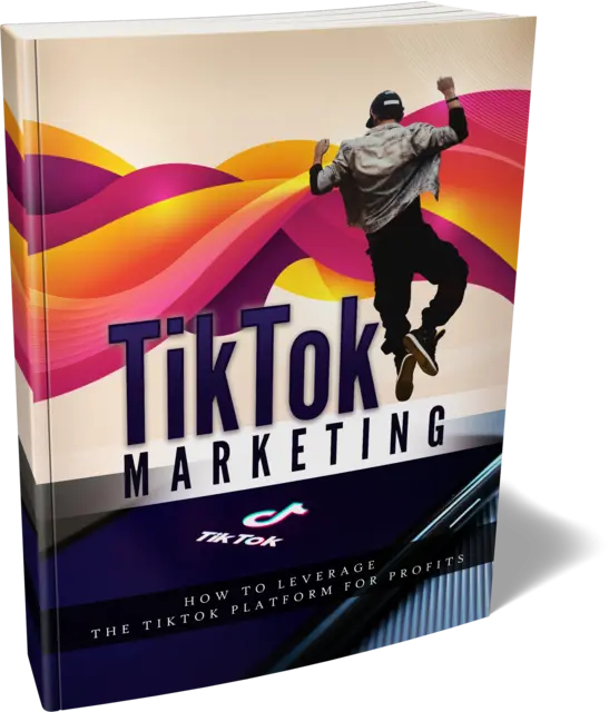 eCover representing TikTok Marketing eBooks & Reports with Master Resell Rights