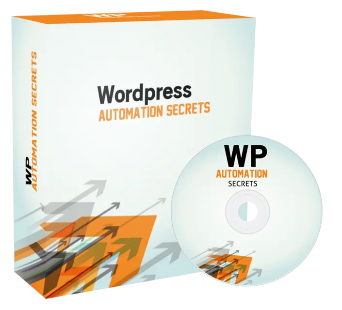 eCover representing Wordpress Automation Secrets Videos, Tutorials & Courses with Private Label Rights
