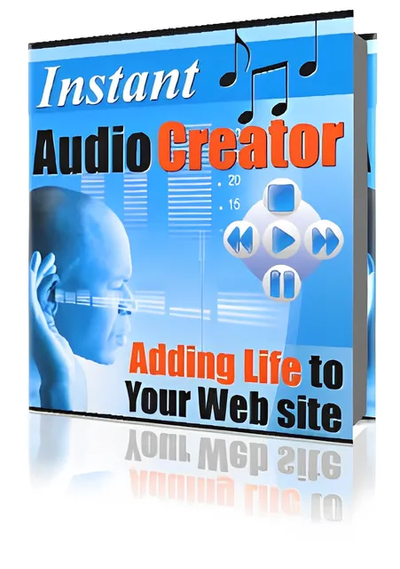 eCover representing Instant Audio Creator  with Master Resell Rights