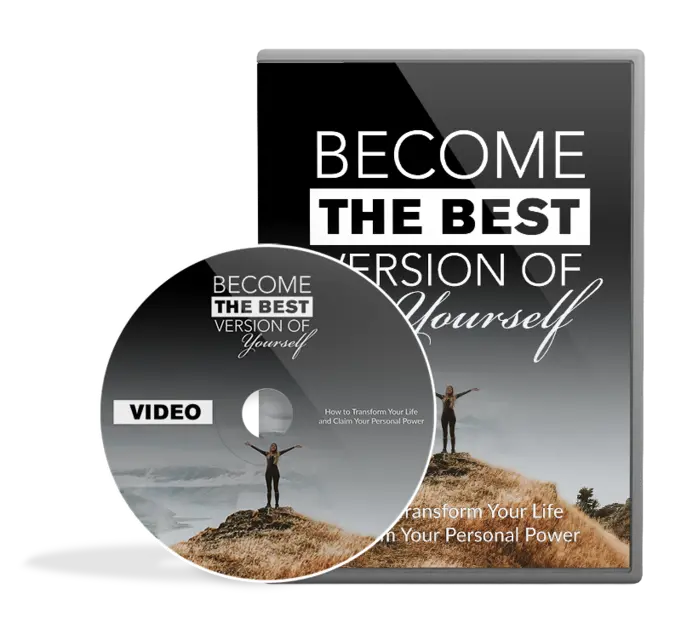 eCover representing Become The Best Version Of Yourself Video Course eBooks & Reports/Videos, Tutorials & Courses with Master Resell Rights