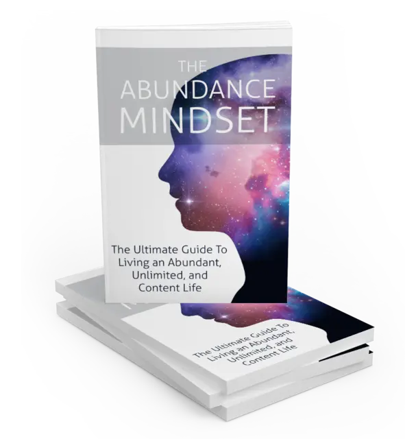 eCover representing The Abundance Mindset eBooks & Reports with Master Resell Rights