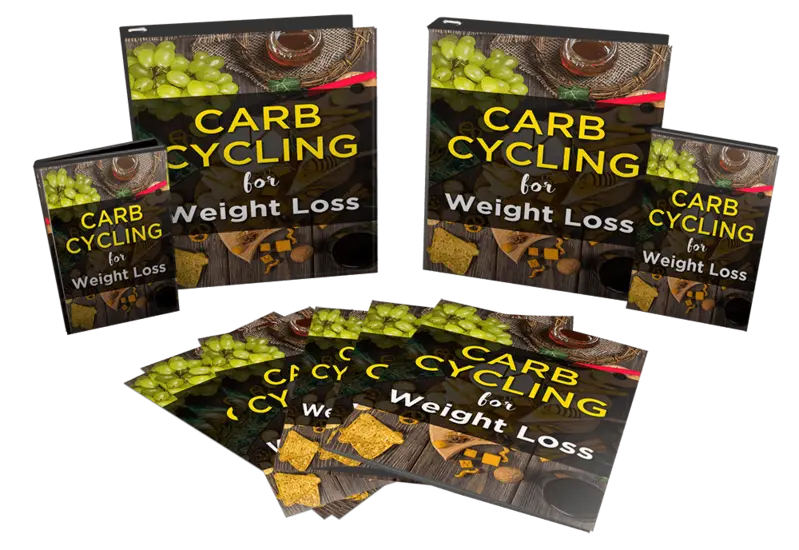 eCover representing Carb Cycling for Weight Loss Video Upgrade Videos, Tutorials & Courses with Master Resell Rights