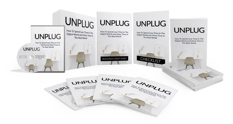 eCover representing Unplug Video Upgrade Videos, Tutorials & Courses with Master Resell Rights