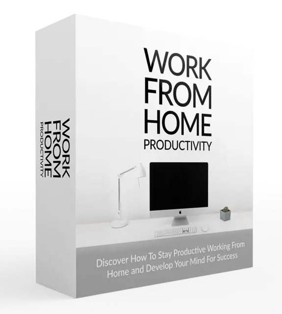 eCover representing Work From Home Productivity Video Upgrade eBooks & Reports/Videos, Tutorials & Courses with Master Resell Rights