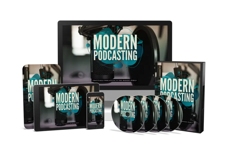 eCover representing Modern Podcasting Video Upgrade eBooks & Reports/Videos, Tutorials & Courses with Master Resell Rights