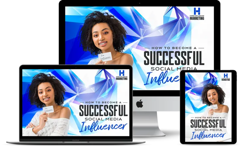 eCover representing How To Become A Successful Social Media Influencer Video Upgrade eBooks & Reports/Videos, Tutorials & Courses with Master Resell Rights