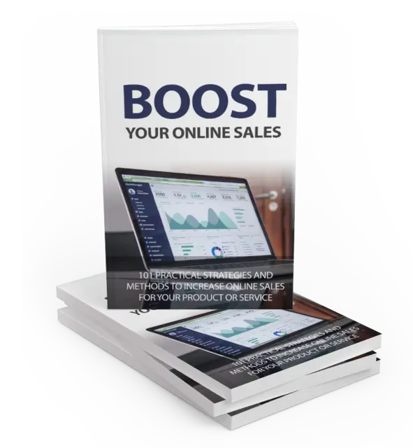 eCover representing Boost Your Online Sales eBooks & Reports with Master Resell Rights