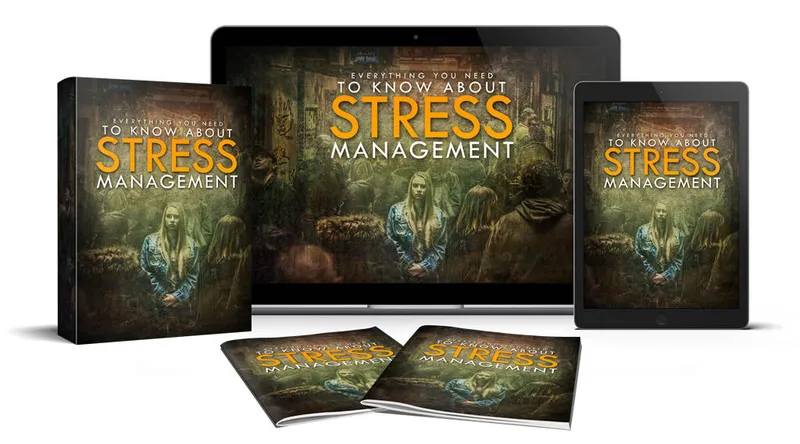 eCover representing Everything You Need To Know About Stress Management Videos, Tutorials & Courses with Master Resell Rights