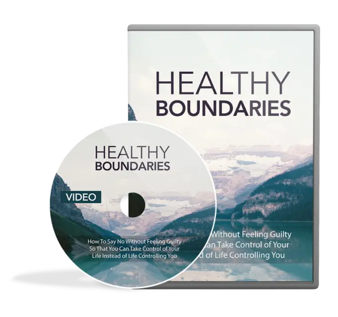 eCover representing Healthy Boundaries Video Upgrade eBooks & Reports/Videos, Tutorials & Courses with Master Resell Rights