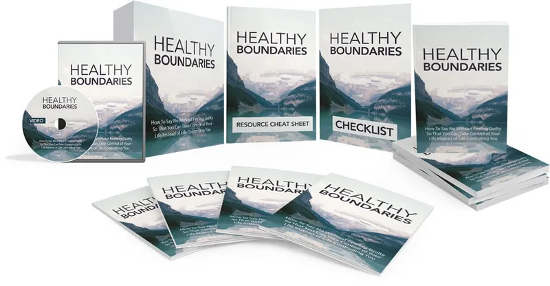 eCover representing Healthy Boundaries Video Upgrade eBooks & Reports/Videos, Tutorials & Courses with Master Resell Rights