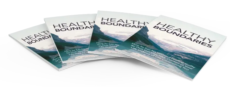 eCover representing Healthy Boundaries eBooks & Reports with Master Resell Rights