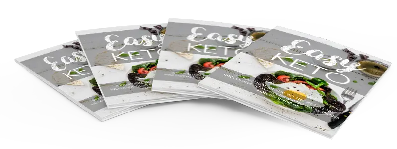 eCover representing Easy Keto eBooks & Reports with Master Resell Rights