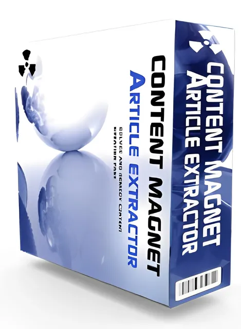 eCover representing Content Magnet Article Extractor Software & Scripts with Master Resell Rights