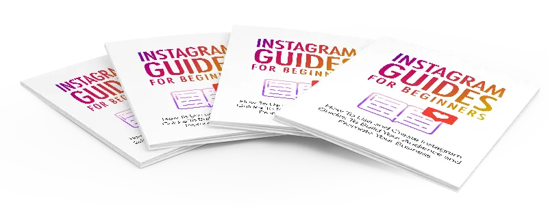 eCover representing Instagram Guides For Beginners eBooks & Reports with Master Resell Rights