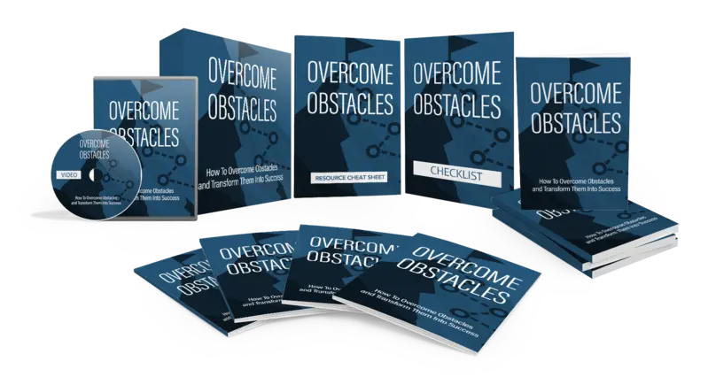 eCover representing Overcome Obstacles Video Upgrade eBooks & Reports/Videos, Tutorials & Courses with Master Resell Rights