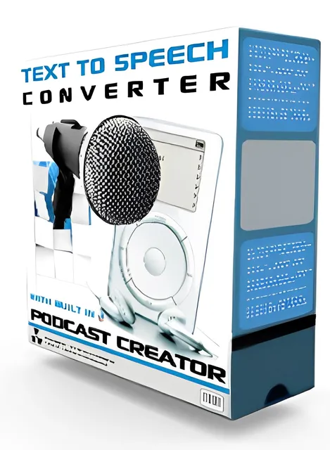 eCover representing Text To Speech Converter Software & Scripts with Master Resell Rights