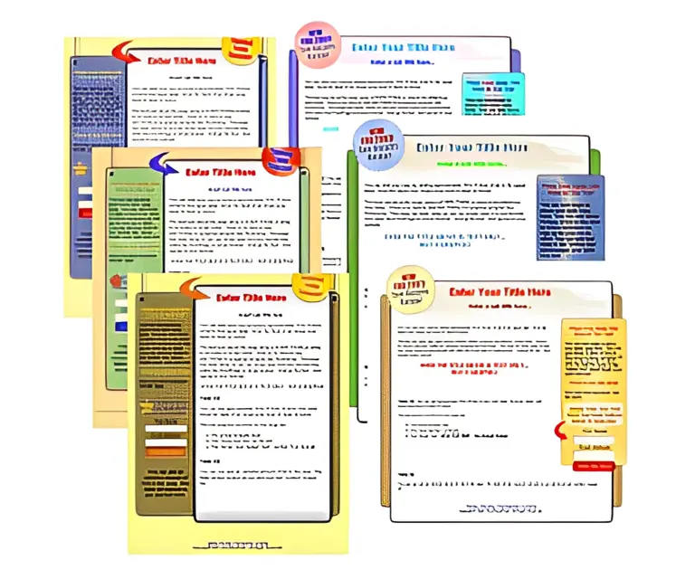 eCover representing 45 Squeeze Pages eBooks & Reports/Videos, Tutorials & Courses with Master Resell Rights