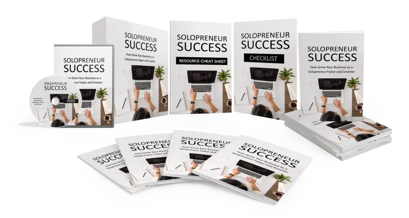 eCover representing Solopreneur Success Video Upgrade Videos, Tutorials & Courses with Master Resell Rights