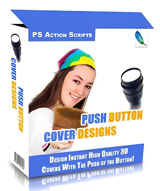 eCover representing Push Button Cover Designs Software & Scripts with Master Resell Rights