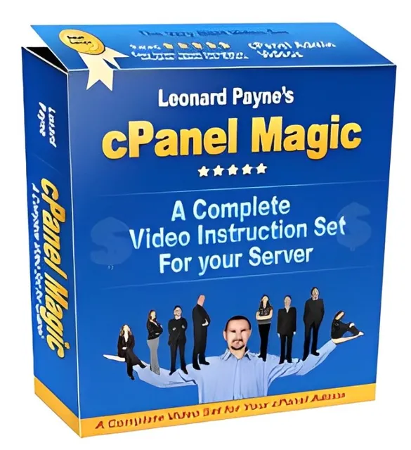 eCover representing cPanel Magic Videos, Tutorials & Courses with Master Resell Rights