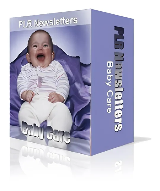 eCover representing Baby Care Niche Newsletters  with Personal Use Rights