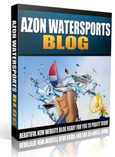 eCover representing Azon Water Sports Blog 2015 eBooks & Reports with Private Label Rights