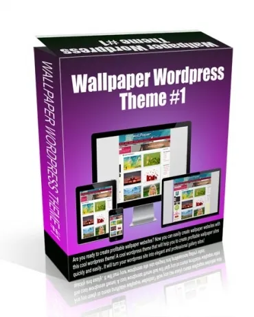 eCover representing Wallpaper Wordpress Theme #1 Videos, Tutorials & Courses with Personal Use Rights