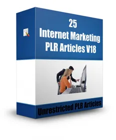 25 Internet Marketing PLR Articles small