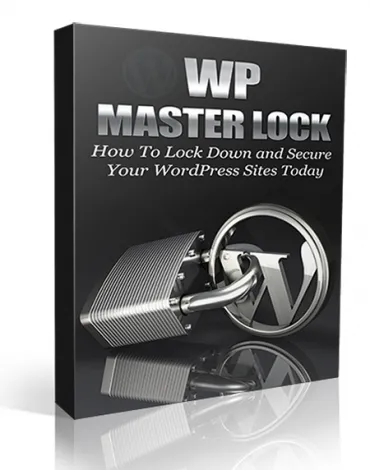 eCover representing WP MasterLock eBooks & Reports with Master Resell Rights